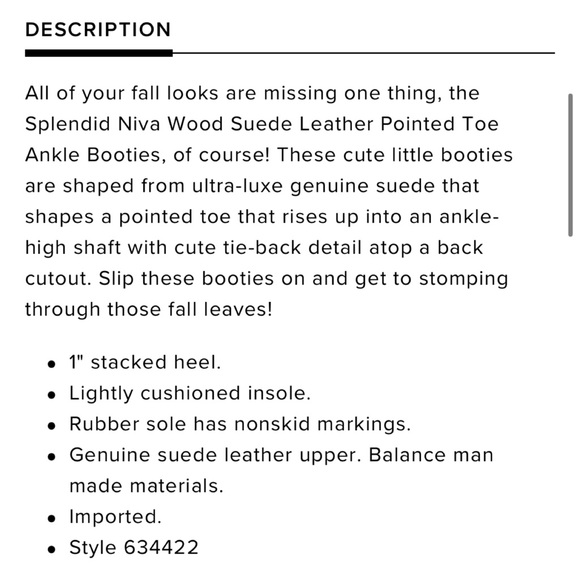 Splendid Niva Ankle Boots - Picture 4 of 9